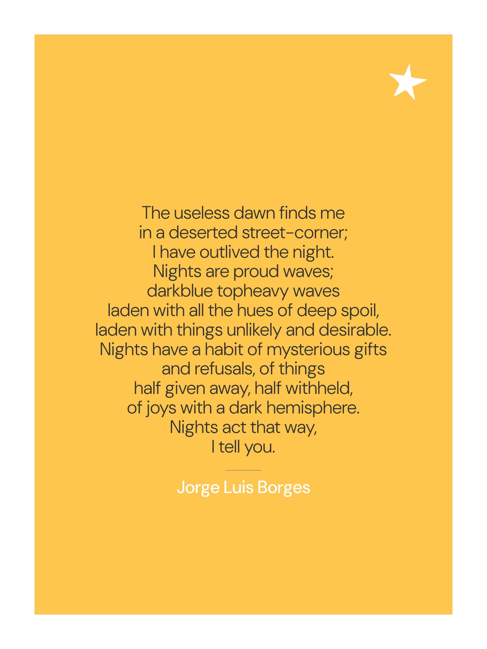 A Walk with Borges 2